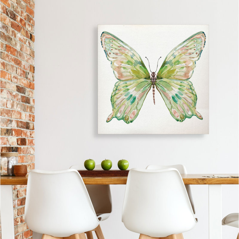 « molle ailes i », peinture sur toile tendue, H 32 po x l 32 po x P 1,5 po