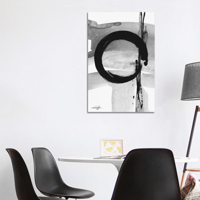 Enso Abstraction CIV-IV by Kathy Morton Stanion - Floater Frame Print on Canvas