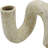 Unique 7-inch Karnora Curly Vase in Natural Resin - The Perfect Accent for Modern Homes