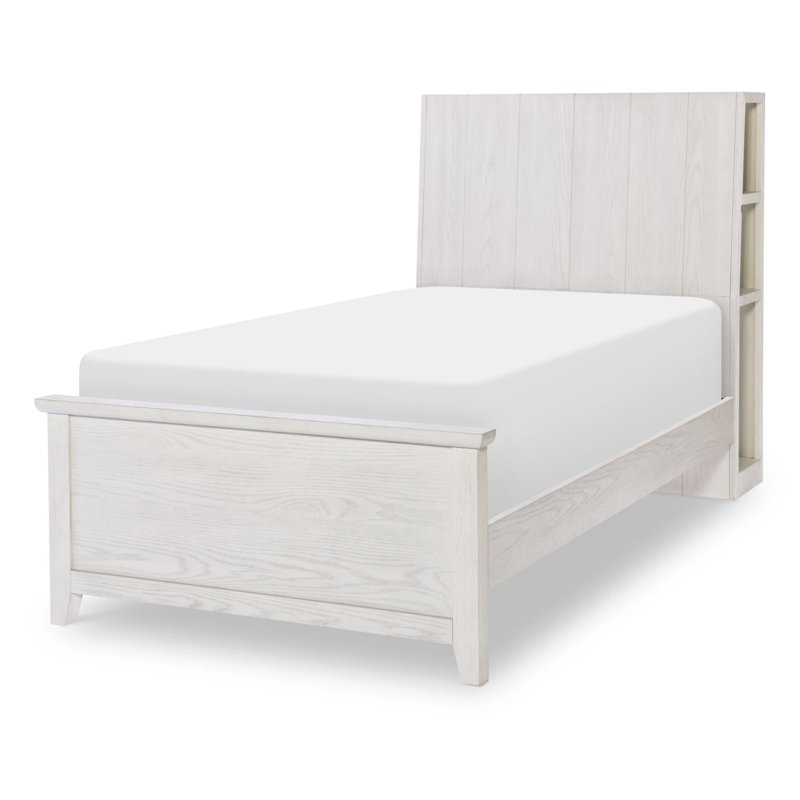 August Complete Bookcase Bed With LED Light, Twin