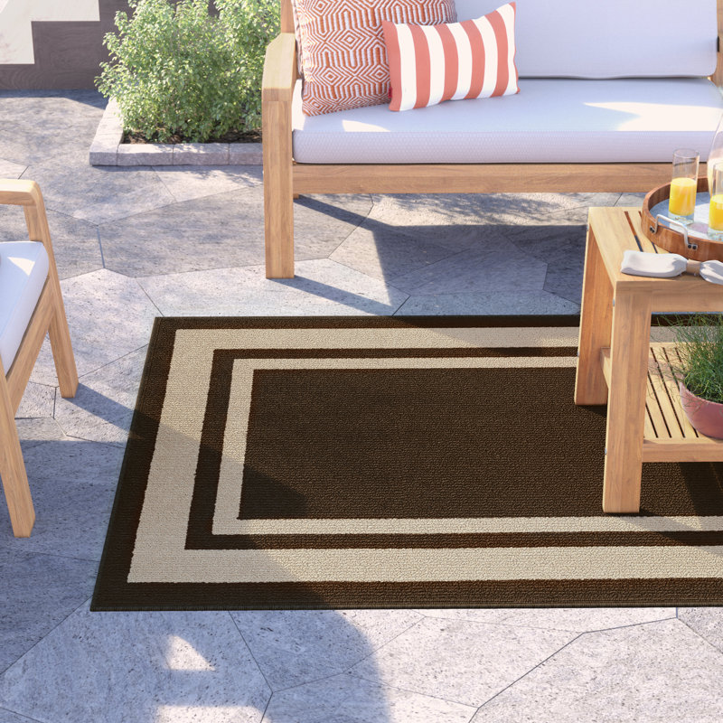 Tapis brun / beige Ertan, Rectangle 2 pi x 5 pi