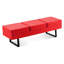 Banc de salle d'attente Spradley, banc de réception pour invités, similicuir, capacité de 650 lb-689659732