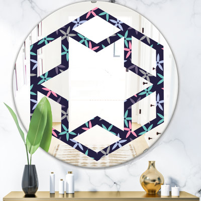 Miroir mural abstrait sans cadre V