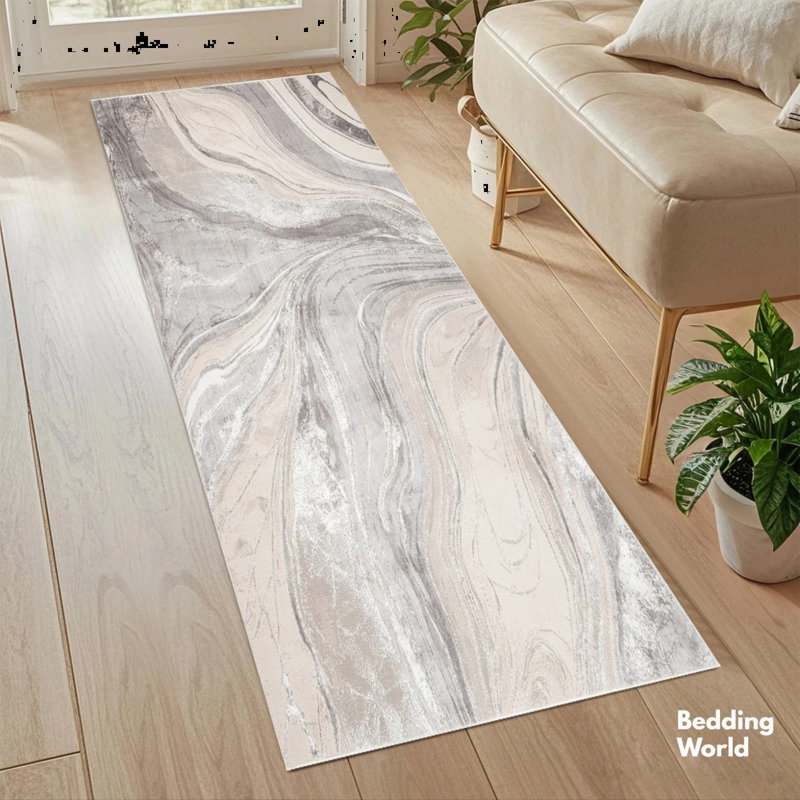 Abstract Area Rug, Runner 60 x 300 cm