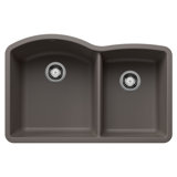 Diamond SILGRANIT 32.07" L x 20.92" W Double Bowl Undermount Kitchen Sink