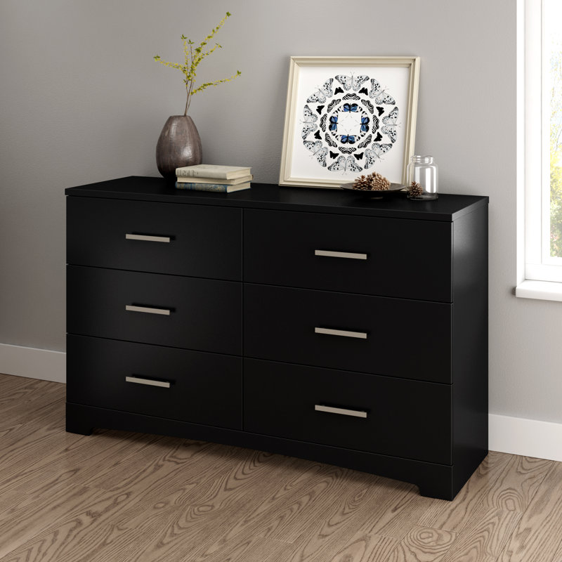 Gramercy 6-Drawer Dresser, Pure Black