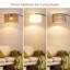 Peavine 76" H Rattan Arched Floor Lamp with Remote Control and Shade-157666263