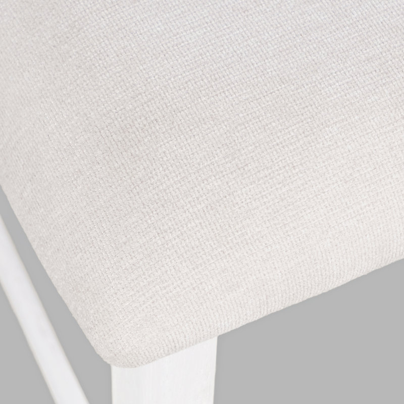 Tabouret de comptoir Beck, Blanc