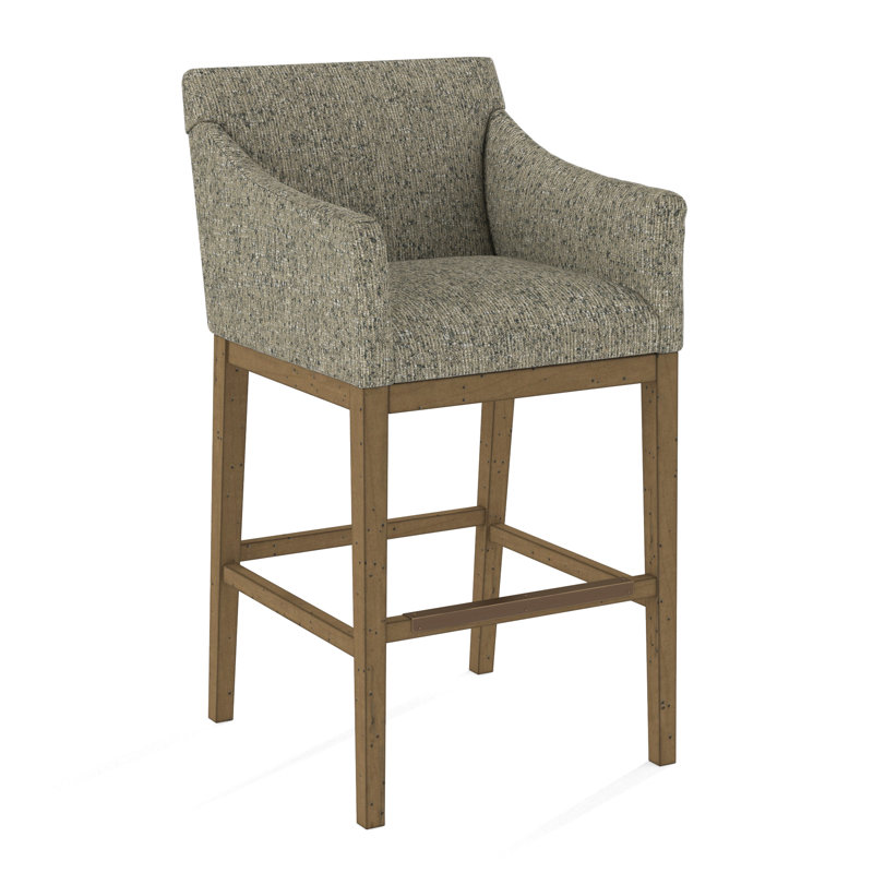 Upholstered Stool, 61676-75, White
