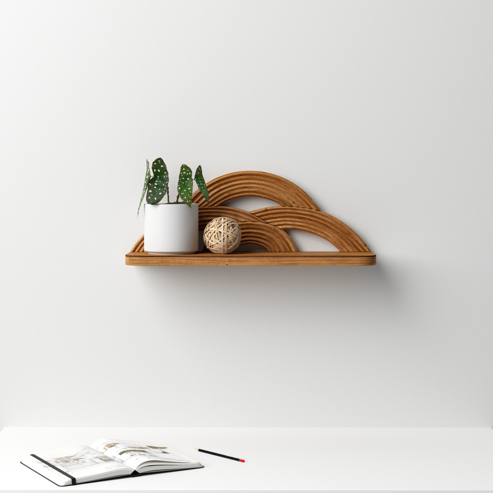 Donyell 24" Floating Shelf