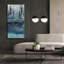  «Winter Woods 1» par Chariklia Zarris, art mural sur toile, 30 po x 60 po