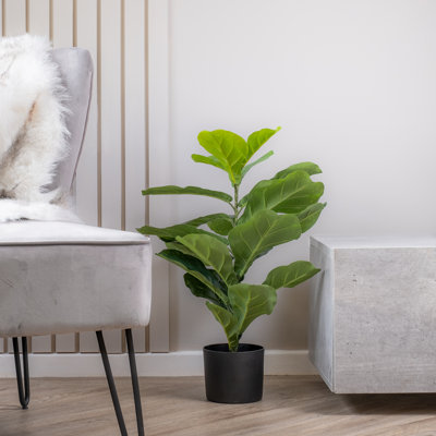 70cm Faux Real Touch Fiddleleaf Fig Tree