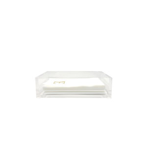 Plateau de coiffeuse transparent