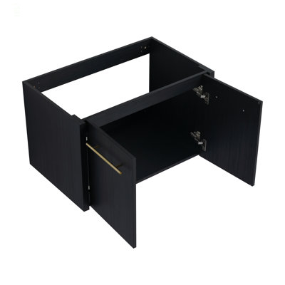 30 Inch Wall-mounted Bathroom Vanity (Only the Cabinet Body, No Top Sink)