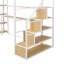 Lit mezzanine simple en métal avec escalier-1829096649