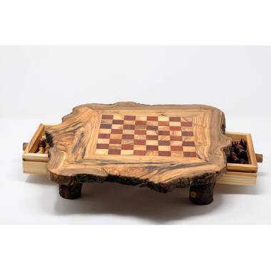 Mukhamedali Novica 2 Player Wood Chess And Checkers Set