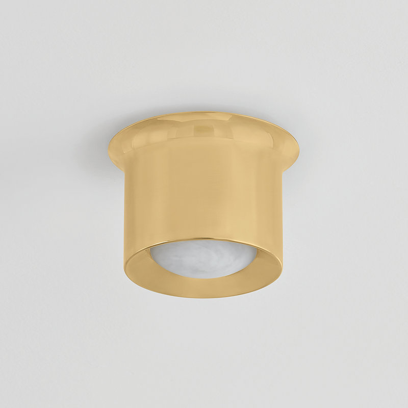NOXON Flush Mount, Aged Brass