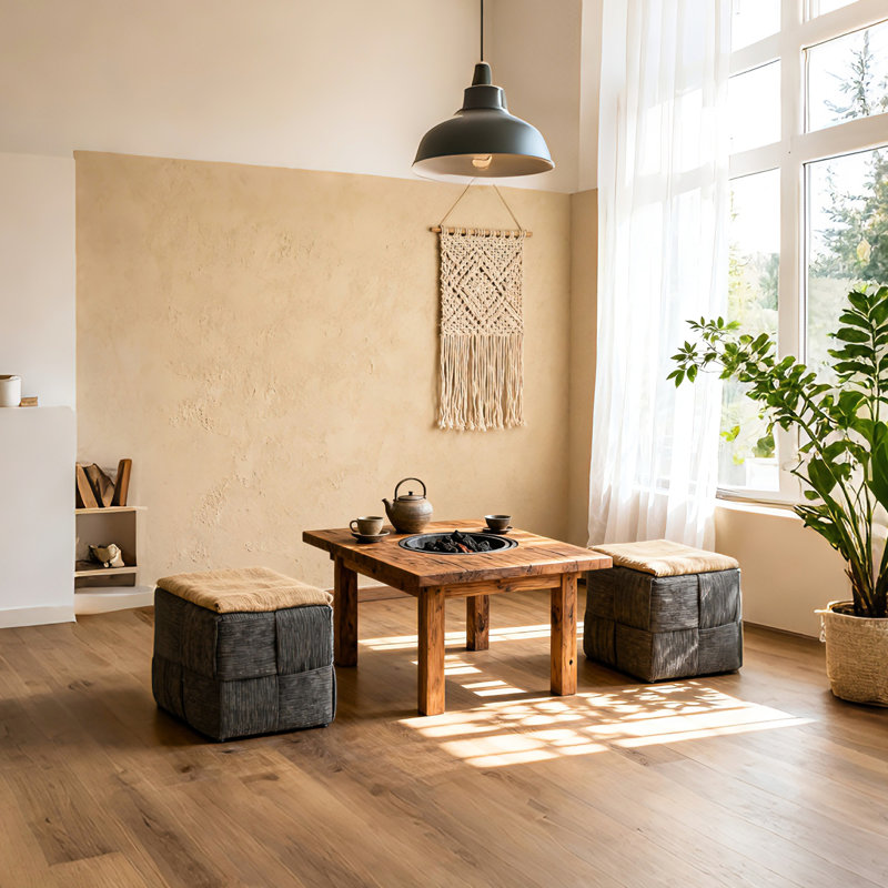 Repose-pieds en velours côtelé gris, conception tissée carrée, confortable et respirante, mousse à haute résilience, cadre, sans installation, multi-usage pour tabouret de coiffeuse avec repose-pieds dans différents espaces de vie en velours côtelé,