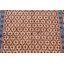 Tapis décoratif en laine de conception unique noué à la main New Age Sarab brun/rouge 3 pi 4 po x 4 pi 6 po