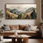 «Mountain View Watercolor Landscape for Living Room», impression murale-805141942-805141940