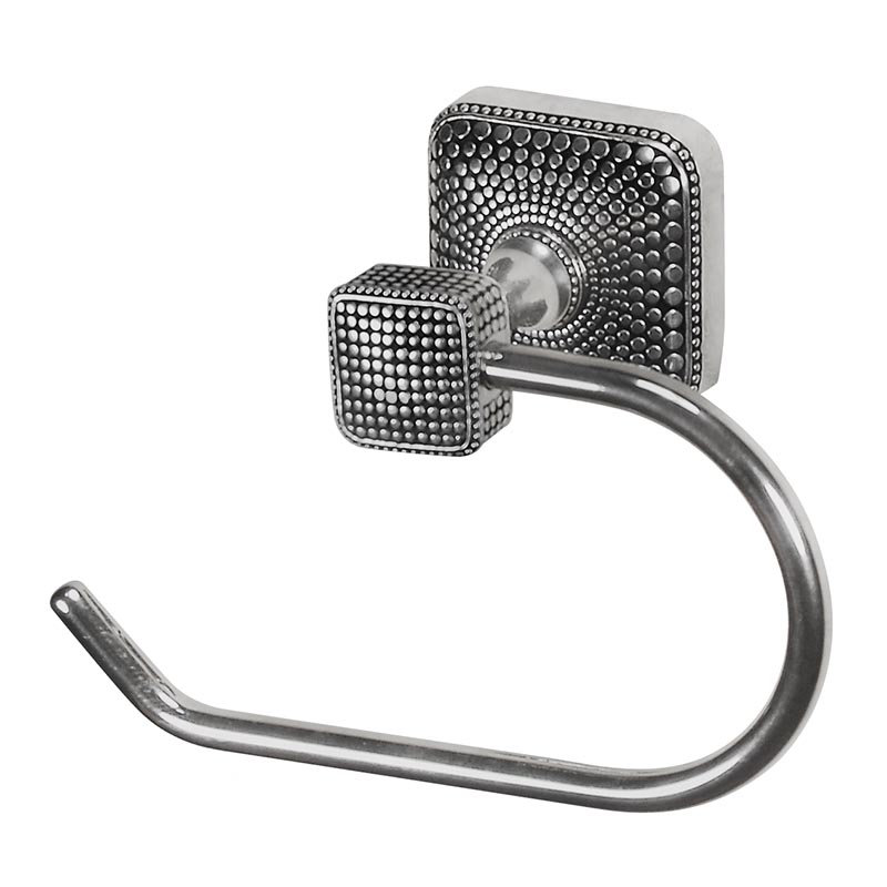 Tiziano Wall Mounted Toilet Paper Holder, Vintage Pewter