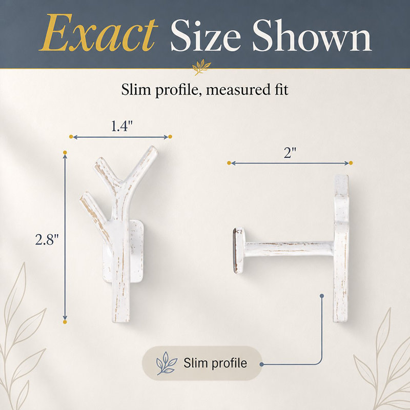 Curtain Holdback, White/Gold