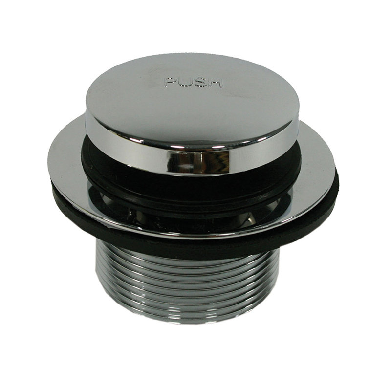 Drain de baignoire escamotable Toe Touch, Chrome