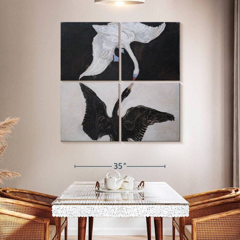 Brampt The Swan No. 1, 45" H x 45" W