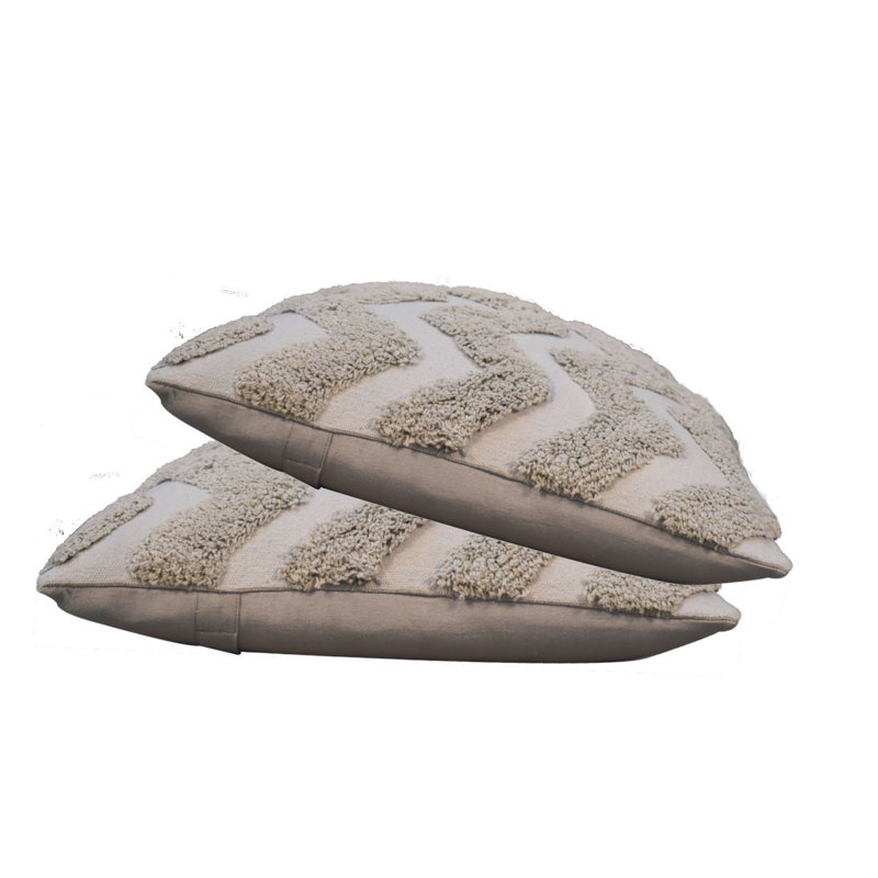 Square Throw Cushion, Grey
