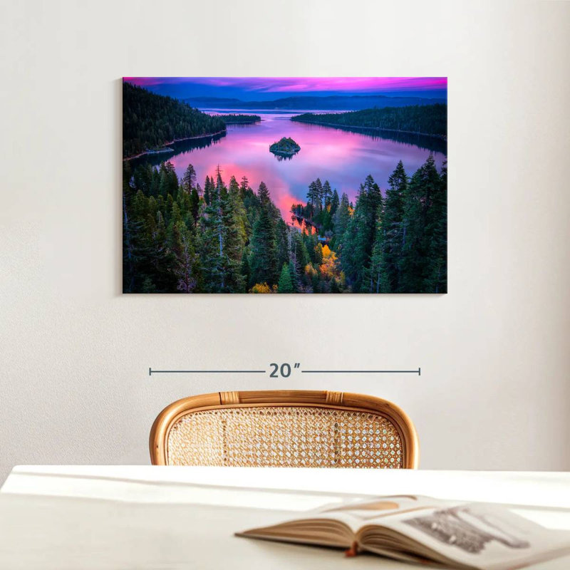 Alvord Pink Lake Tahoe, 16" H x 24" W