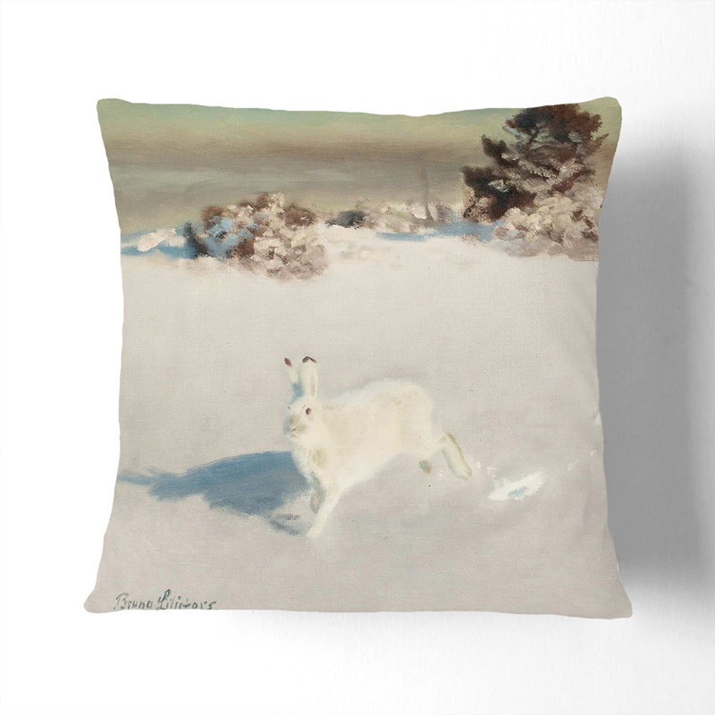 White Hare Vol.5 Scatter Cushion, 40cm H x 40cm W x 15cm D