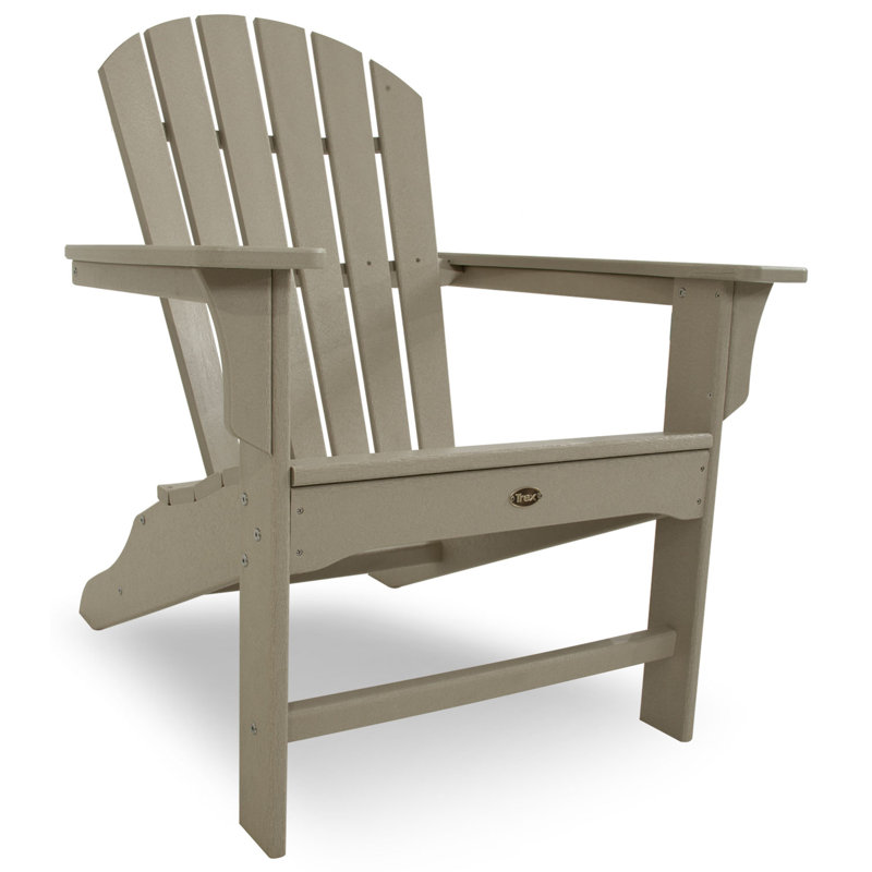 TREX Outdoors Yacht Club Shellback Adirondack Chair, Sand Castle