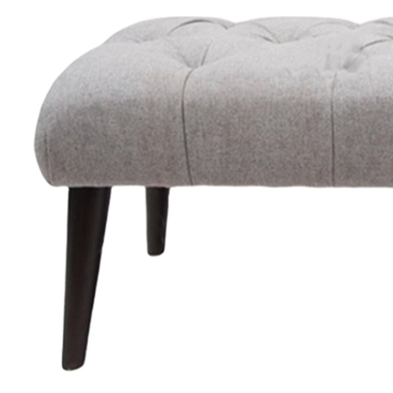 Boucle de banc de repos en tissu, Gris