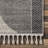 Joëlle Abstract Braided Tasseled Area Rug-1576694679