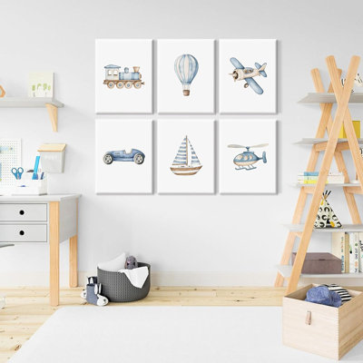6 Piece Wrapped Canvas Print
