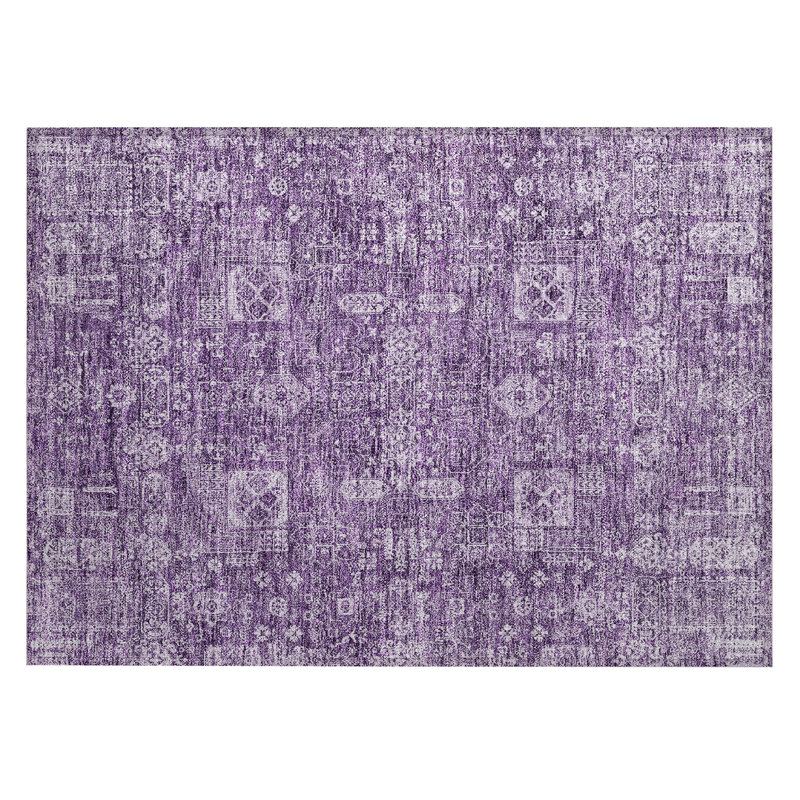 Floral Indoor / Outdoor Rug, Rectangle 1'8" x 2'6"
