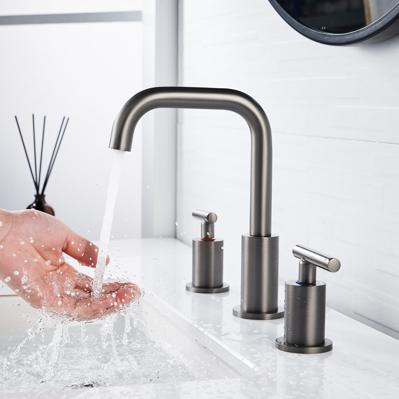 Timed Flow Tap with Waste, Grey
