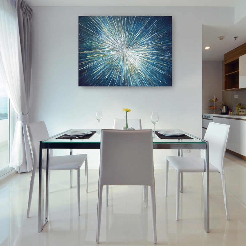 «Starburst» par Studio Arts, reproduction d'art sur toile, Toile tendue, L 40 po x H 30 po