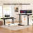 Ergonomic Electric Standing Desk With Drawers: Adjustable Height For Living Room/Bedroom/Office/Study Room-1578207757