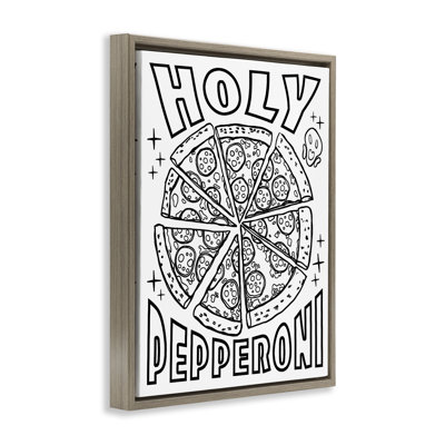 Cadre flottant Saint Pepperoni, par Ziwei Li