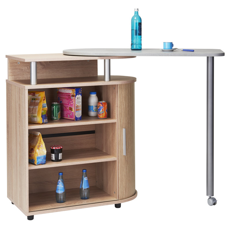 Asylbek Wood Kitchen Island