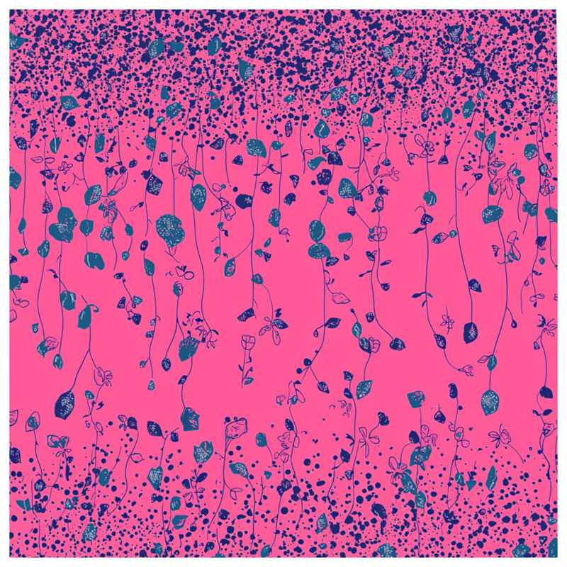 Édredon floral avec literie bohémienne, Édredon très grand, Rose floral / abstrait