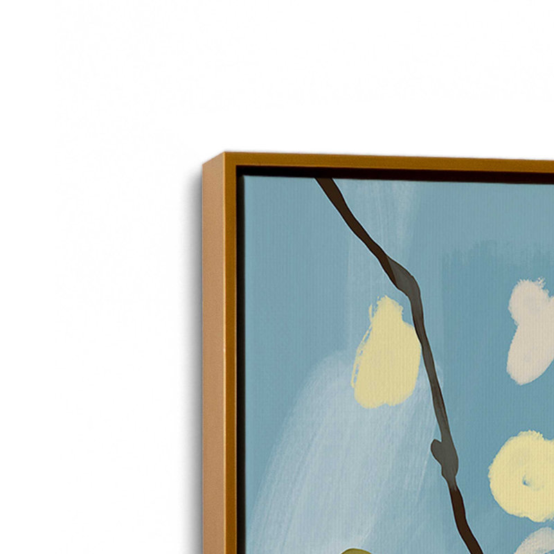 «Cherry Fruit Branch I» par ThingDesign, L 24 po x H 32 po, Framed Print, Black