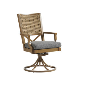Tommy Bahama Outdoor Los Altos Valley View Swivel Rocker Dining Chair ...