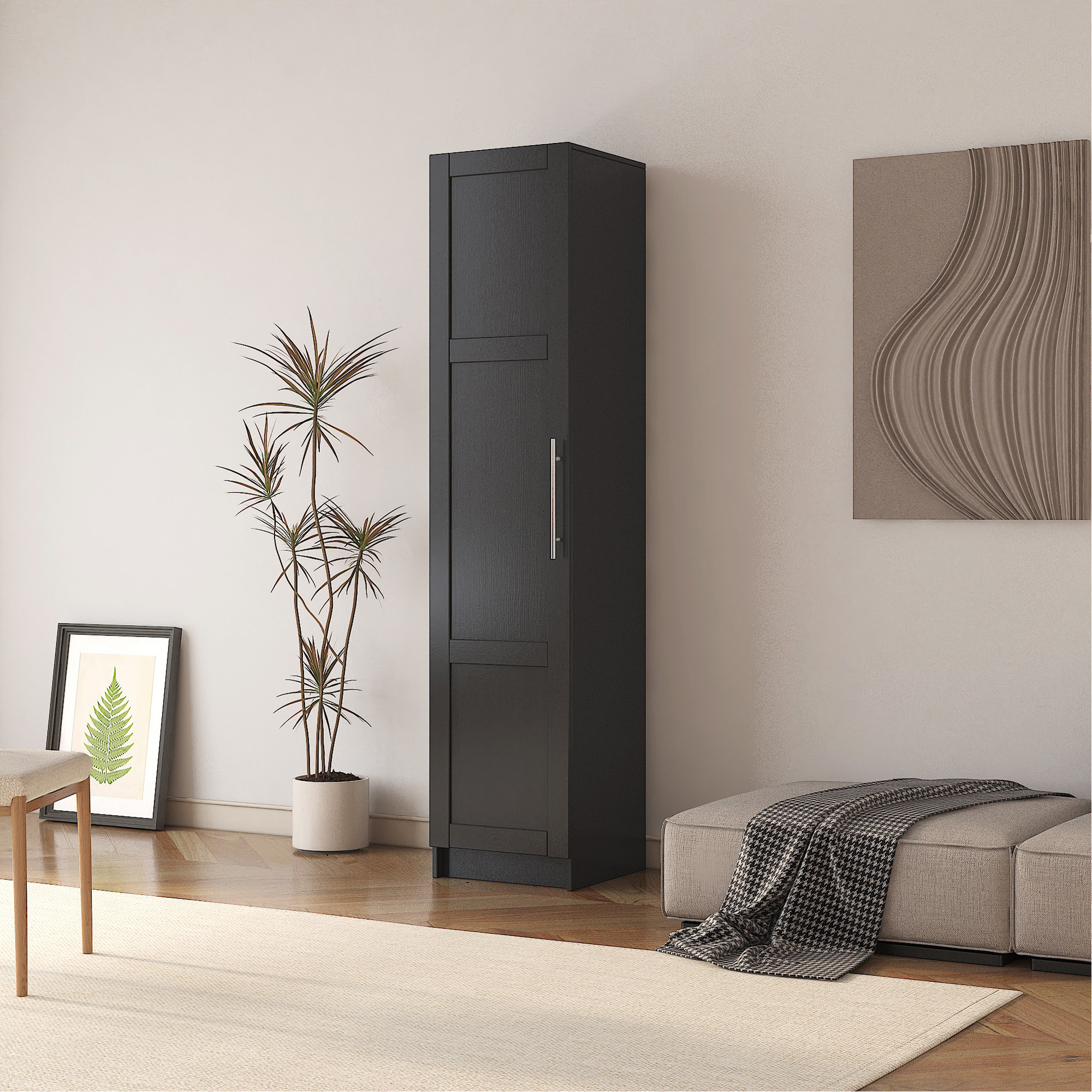 Ebern Designs Versatile Stackable Wall Mounted Cabinet For Efficient ...