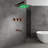 Sita Platinum LED Shower Head Set Color Changing LED Lights for a Premium Relaxing Shower Experience-48171146-48171149