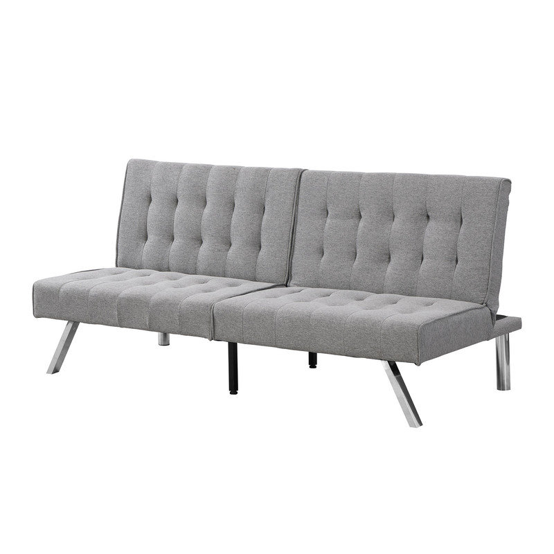 Ramsey Armless Click Clack Sofa Bed With Storage Affordable