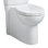 Cuvette de toilette ronde Cadet Trapway à bonne hauteur (siège inclus)