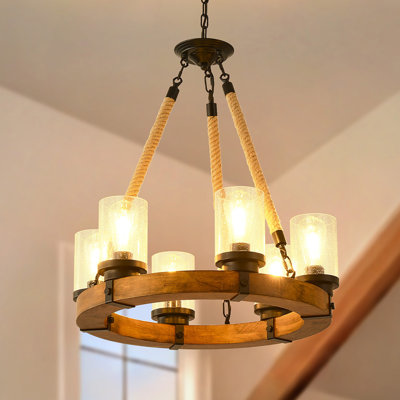 Ardijan Wagon Wheel Chandelier