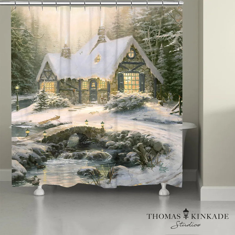 Rideau de douche Thomas Kinkade